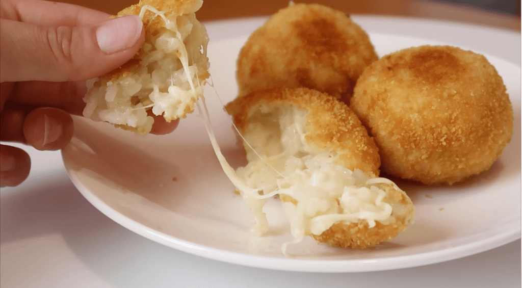 arancini à la raclette